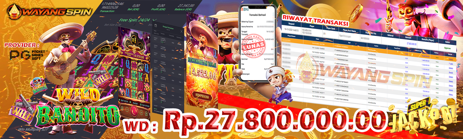 Jackpot Terbesar WAYANGSPIN